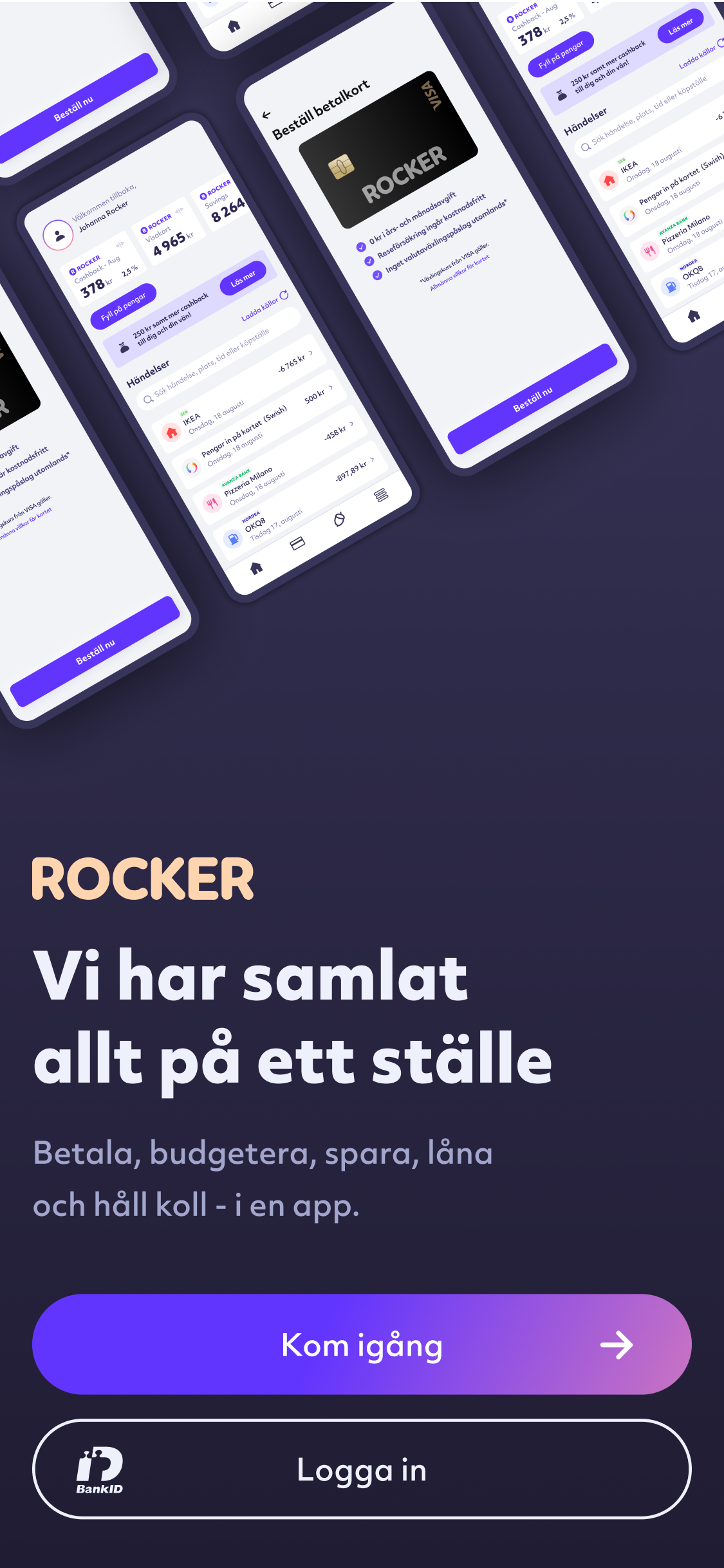 Rocker onboarding screen 1