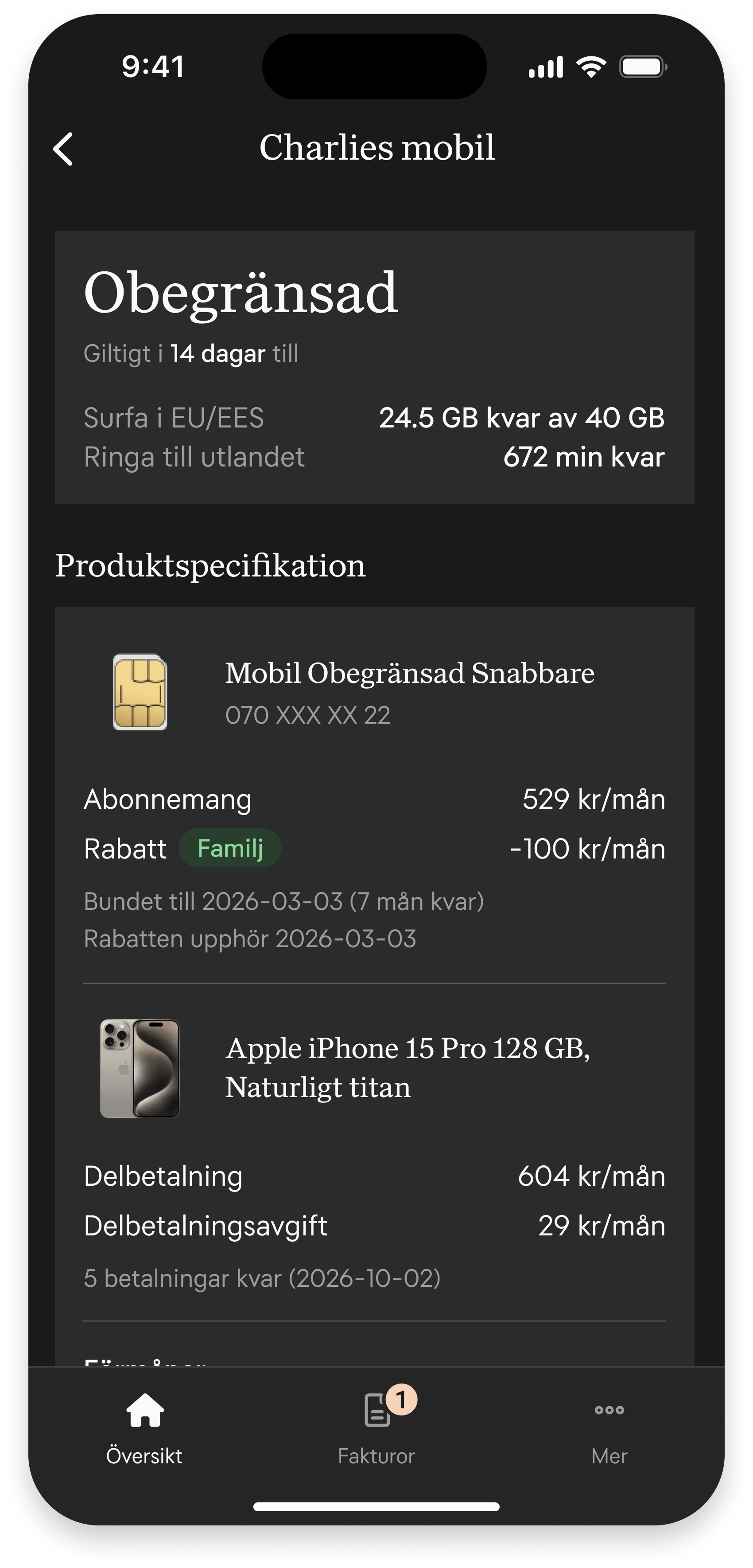 Tele2 dark mode